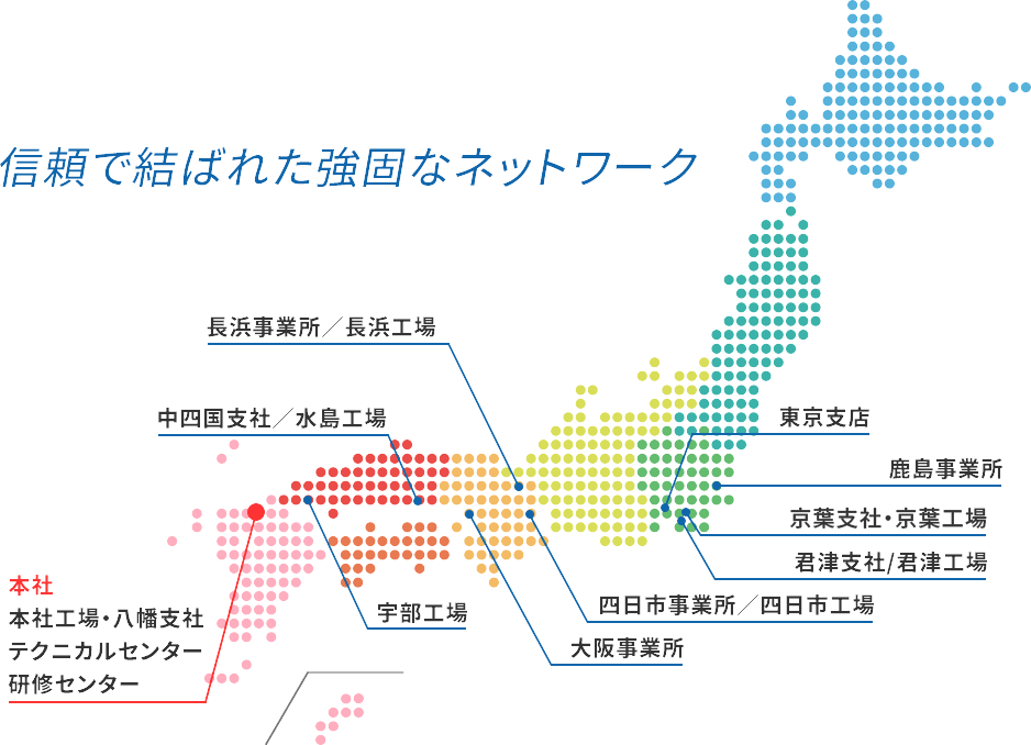 信頼で結ばれた強固なネットワーク