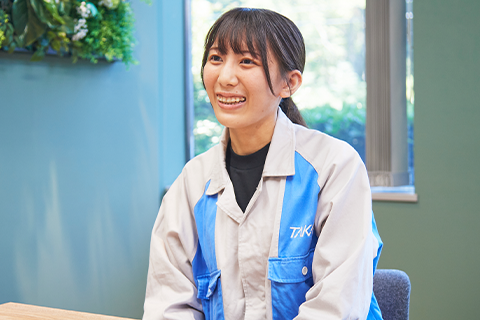 インタビューの様子