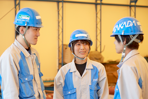 インタビューの様子