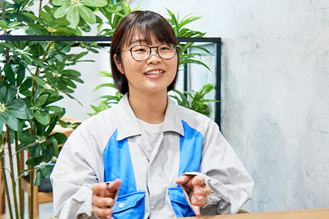 インタビューの様子